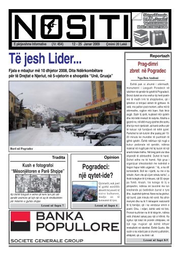 25 Janar 2009 (Nr. 454) - Gazeta Nositi