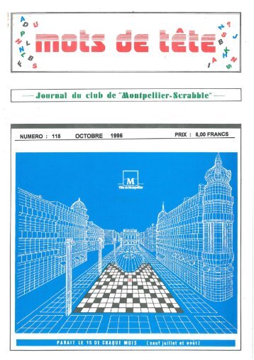 Mots de Tête n°115 (octobre 1996) - Montpellier Scrabble