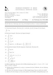 Übungsblatt 15 (pdf) - Humboldt-Universität zu Berlin