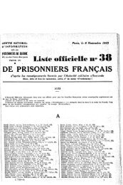 liste officielle 38 de prisonniers français 08 11 1940 - geneavenir