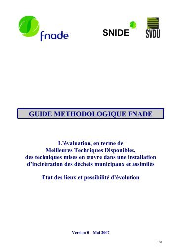 GUIDE METHODOLOGIQUE FNADE