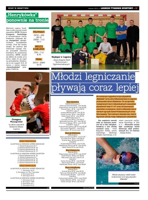 Legnicki Tygodnik Sportowy nr 2 - Legniczanin