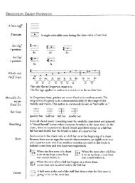 GREGORIAN CHANT NOTATION - MusicaSacra