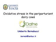 Oxidative stress in the periparturient dairy cows - Istituti