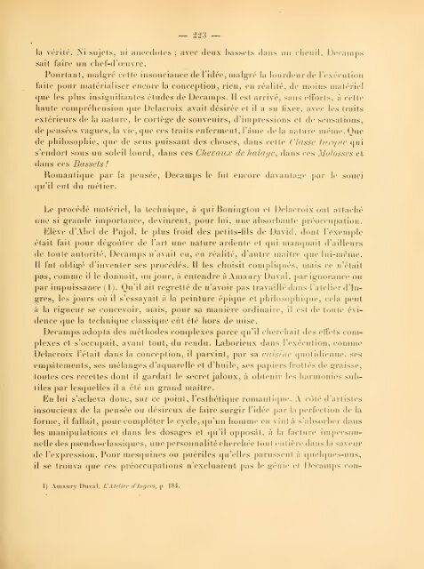 La peinture romantique, essai sur l'évolution de la peinture française ...