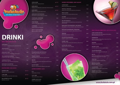 menu wsp wiosna 2013 - Hulakula