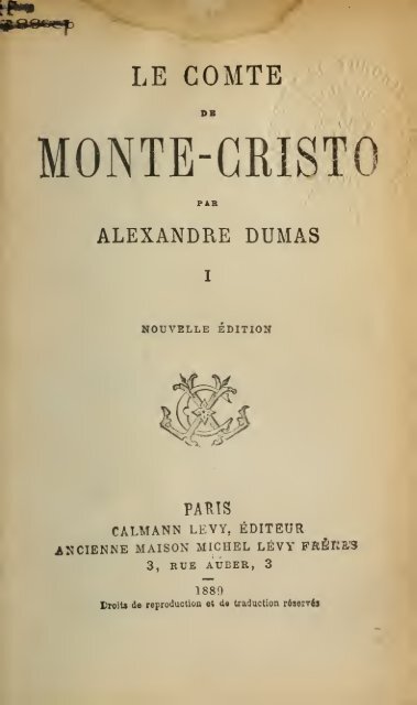 Le comte de Monte-Cristo