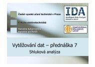 Vytěžování dat – přednáška 7