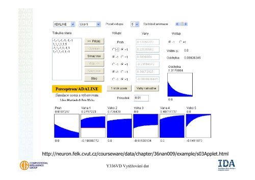 Vytěžování dat – přednáška 9