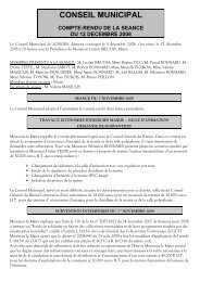 Le Conseil Municipal de LONGES, dûment ... - CC-Condrieu