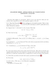 examples sheet - Mathematical Institute - University of Oxford