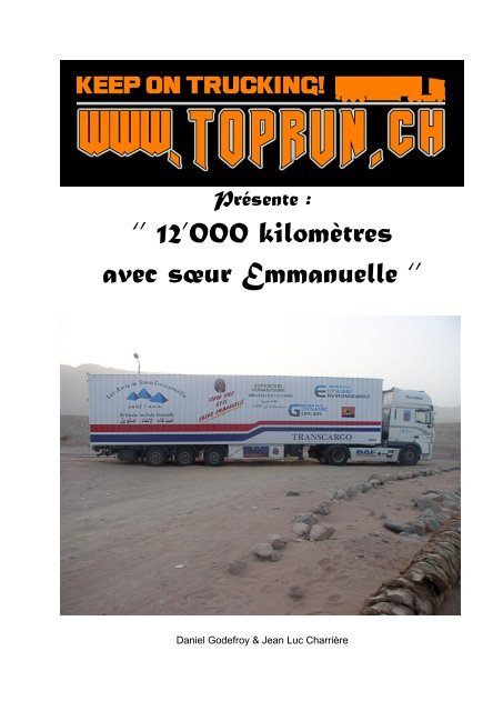12 000 Kilometres Avec Sœur Emmanuelle Toprun Ch
