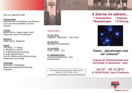 Einladung Vo2206 2012 Pdf Cvjm Westbund