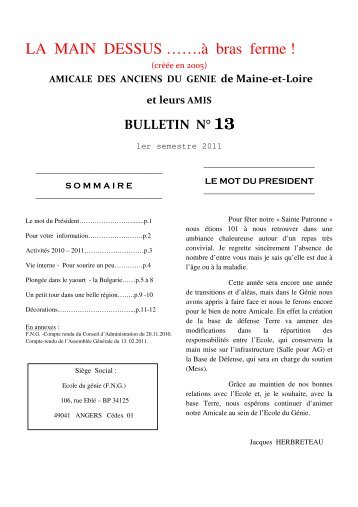 LA MAIN DESSUS …….à bras ferme ! - Fng.asso.fr