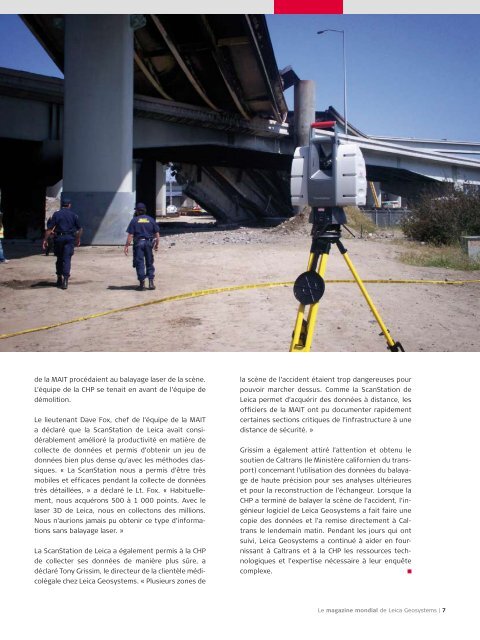 Le magazine mondial de Leica Geosystems