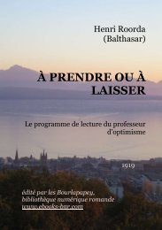 PDF (liseuse) - Bibliothèque numérique romande