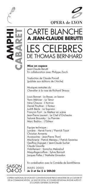 Cabaret berutti .indd - Opéra de Lyon