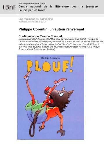 Philippe Corentin, un auteur renversant - La joie par les livres ...