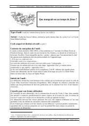 Que mangeait-on au temps de Jésus ? - SeGEC