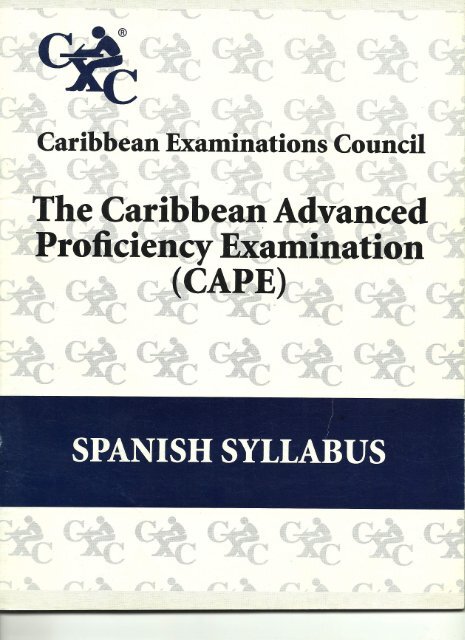 CAPE Spanish Syllabus.pdf - St. Francois Girls' College