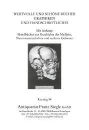 Alte Medizin · Homöopathie Alte ... - Antiquariat Franz Siegle