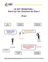 LE KIT SPIRITUEL : Paré sur les chemins de Dieu ! Prier