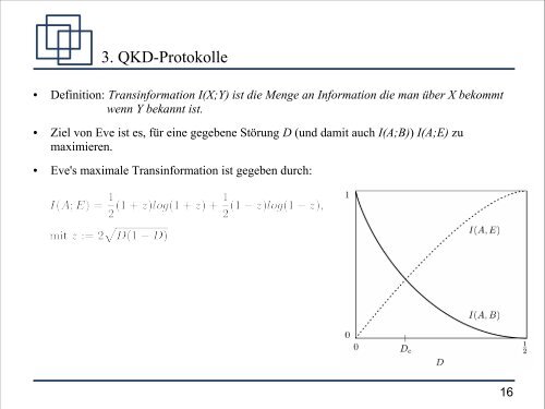 Quantenkryptographie - Institut für Theoretische Physik der ...