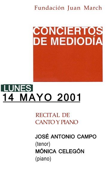 Programa en PDF - Fundación Juan March