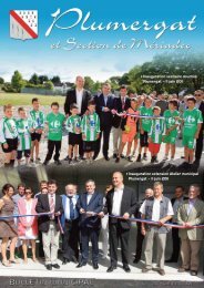 Inauguration vestiaire douches Plumergat - Mairie de Plumergat