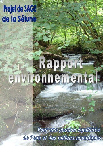 Rapport environnemental SAGE Sélune - Agence de l'Eau Seine ...