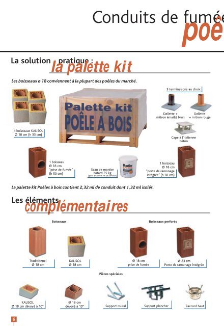 boisseaux tradi - section circulaire diam 18 - ma maison terre cuite ...