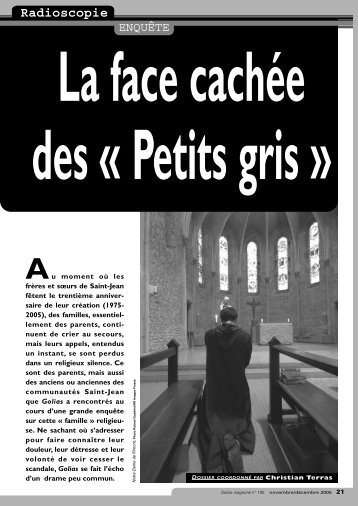 la face cachée des petits gris - Pastorale Nouvelles Croyances et ...