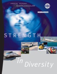 Bombardier's 1999 Annual Report