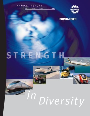Bombardier's 1999 Annual Report