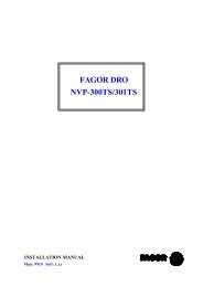 FAGOR DRO NVP-300TS/301TS