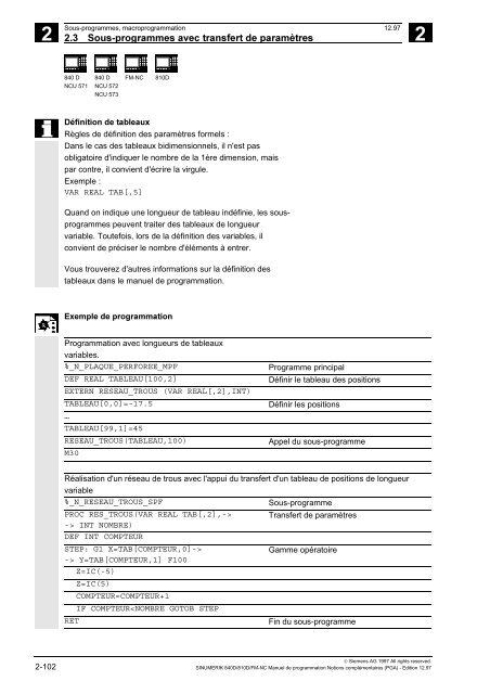 5.6 Mesure étendue MEASA, MEAWA, MEAC (à partir de SW 4