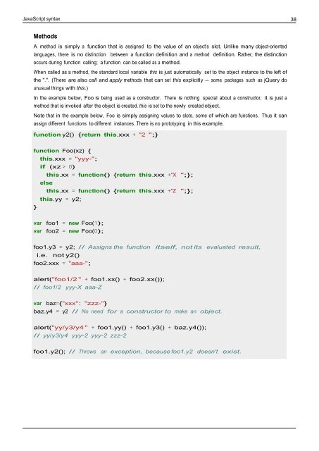 Essentials of Javascript - Cultural View