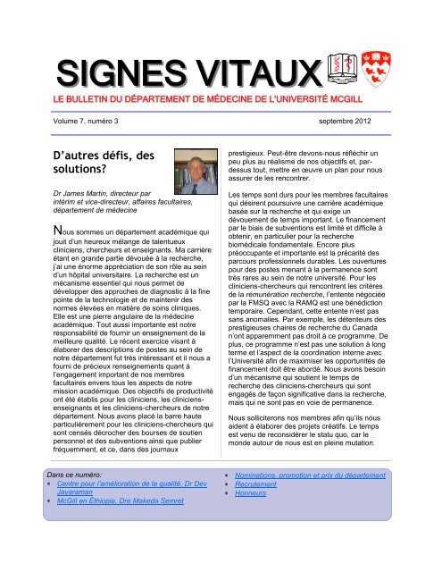 SIGNES VITAUX