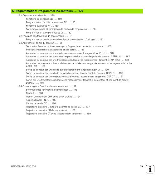 5.2 Données d'outils - heidenhain