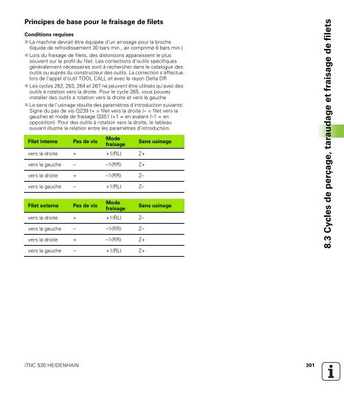 5.2 Données d'outils - heidenhain