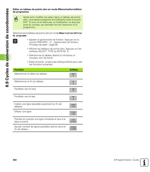 5.2 Données d'outils - heidenhain