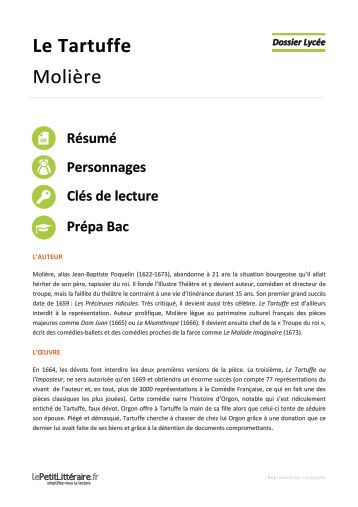 Tartuffe essay