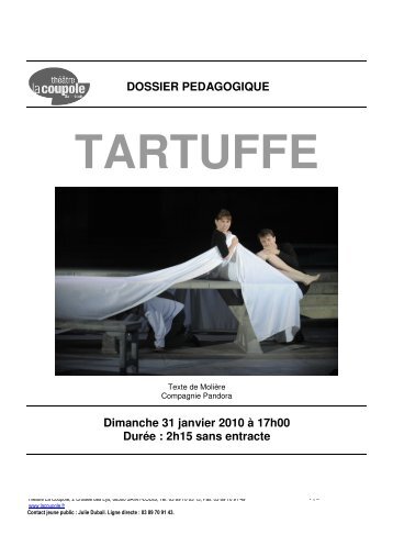 Dossier pédagogique Tartuffe - La Coupole