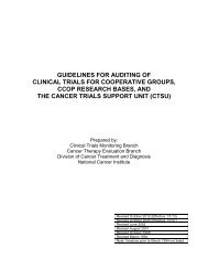 2012 CTMB Audit Guidelines - Cancer Therapy Evaluation Program ...