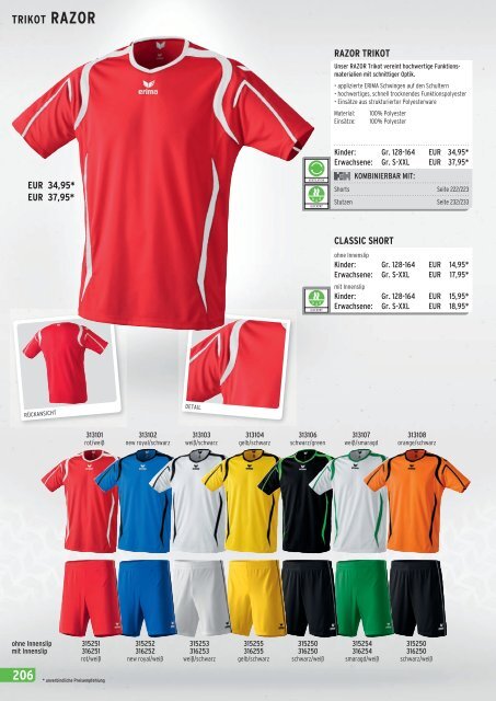 Erima Gesamtkatalog 2012