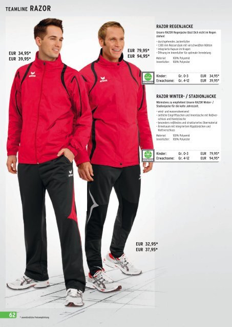 Erima Gesamtkatalog 2012