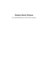 Siméon-Denis Poisson - Les Éditions de l'École Polytechnique