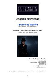 DOSSIER PRESSE TARTUFFE 2012 - La Mesnie H.