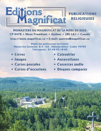 Catalogue - Notre Dame de Fatima