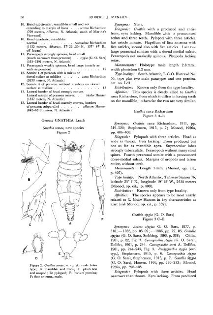 The Isopods of Abyssal Depths in the Atlantic Ocean